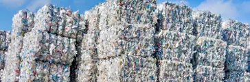 Plastics recycling center