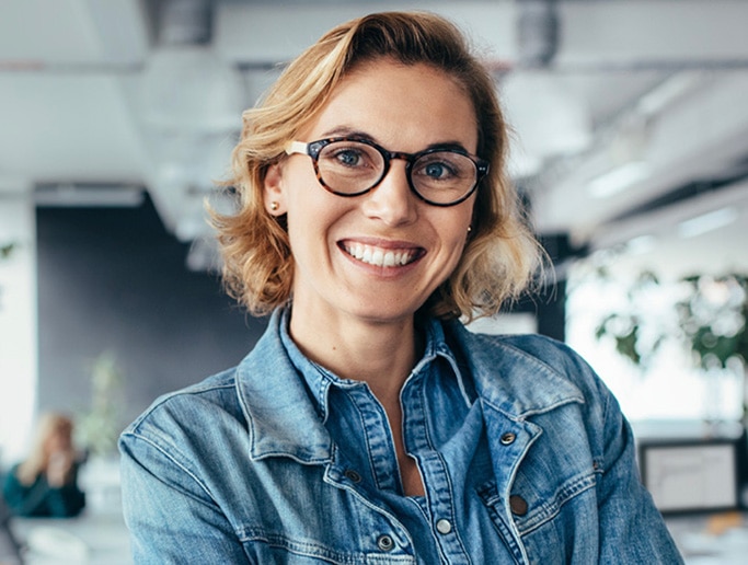 Female smiling